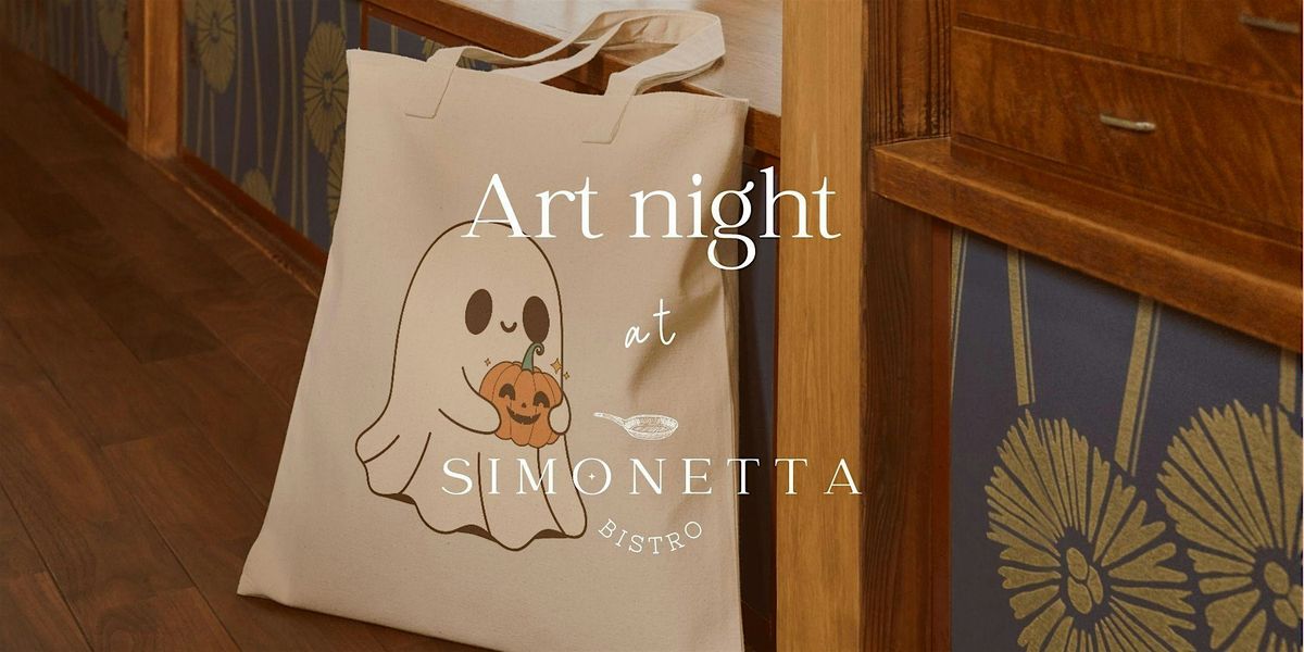 Art Night at Simonetta Bistr\u00f3 Halloween Edition