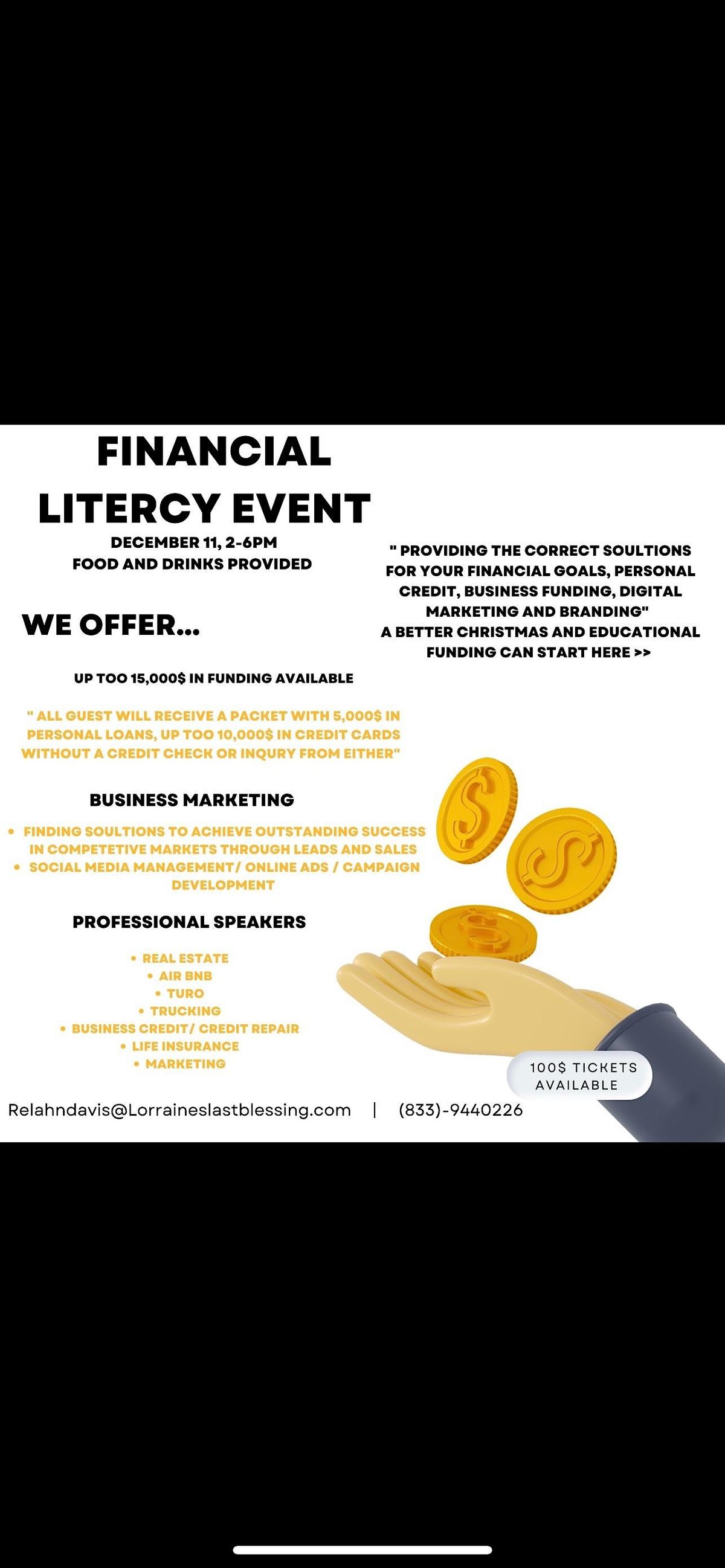 Financial Literacy Event