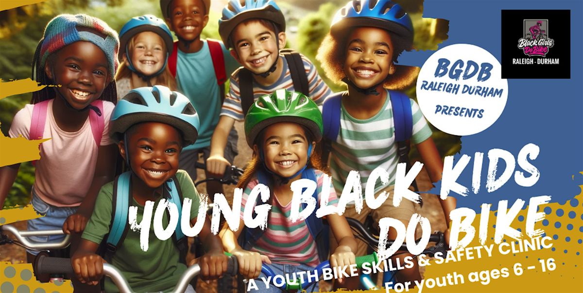 Young Black Kids Do Bike - Youth Bike Skills and Safety Clinic