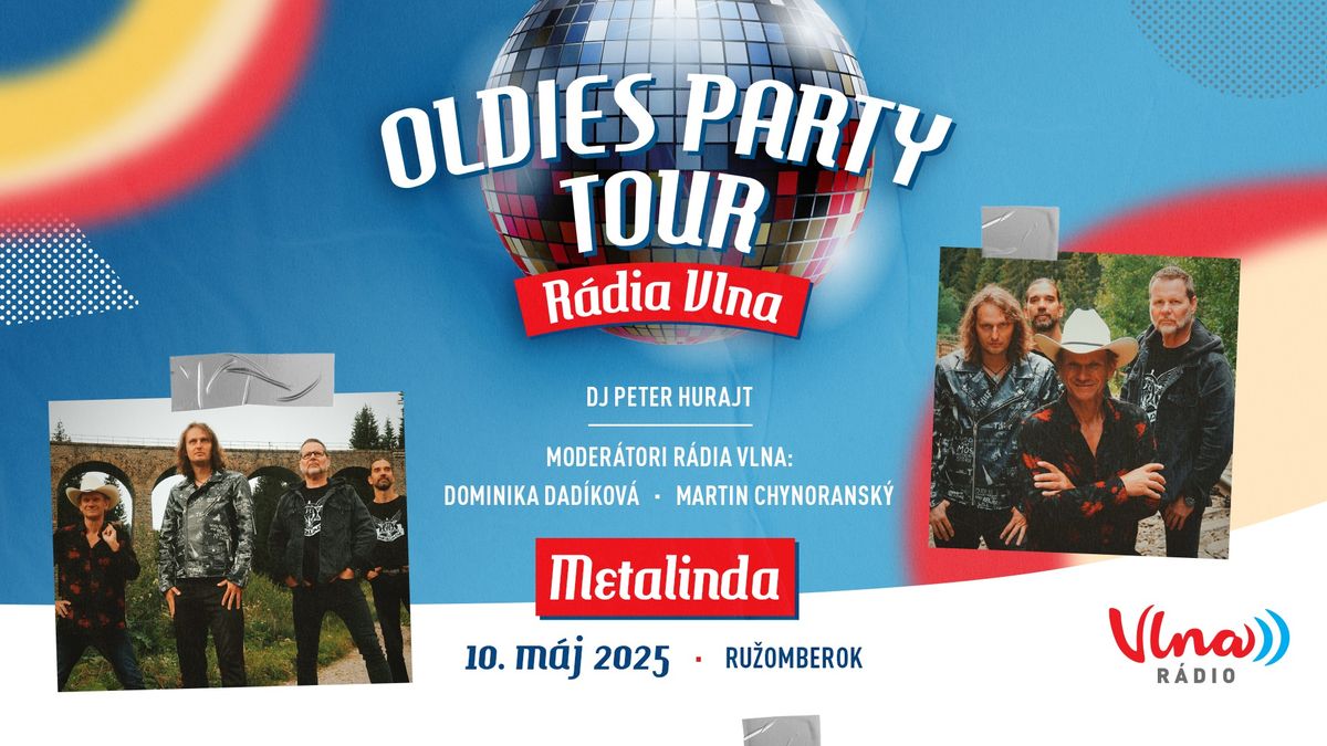 Oldies Party TOUR R\u00e1dia Vlna s Metalindou | Ru\u017eomberok