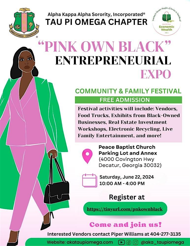 Pink Own Black Entrepreneurial Expo