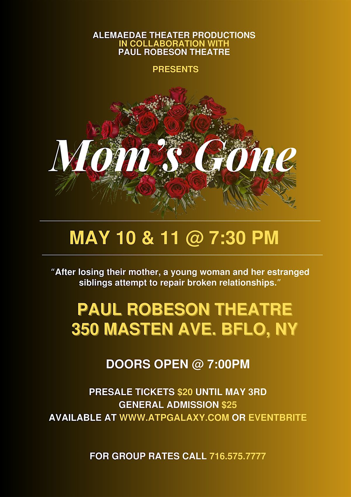 "Mom's Gone" Stage Play