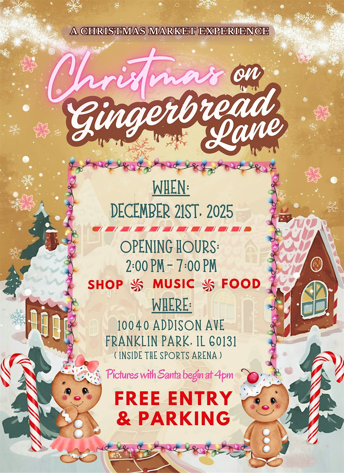 Christmas On Gingerbread Lane (Christmas Market)