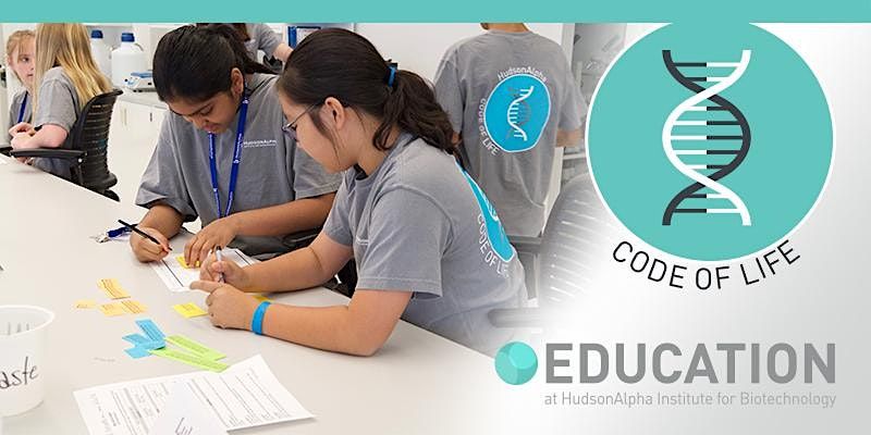 Code of Life Middle School Biotech Camp, June 3-7, 2024 (PM)