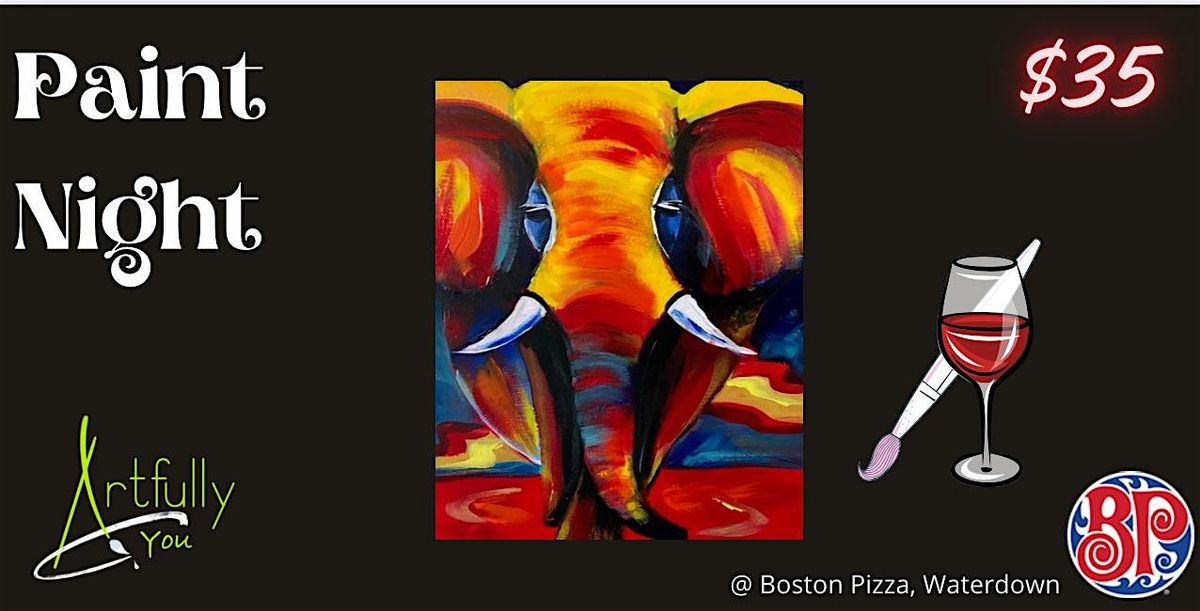 27th November 2024 Paint Night -Boston Pizza, Waterdown