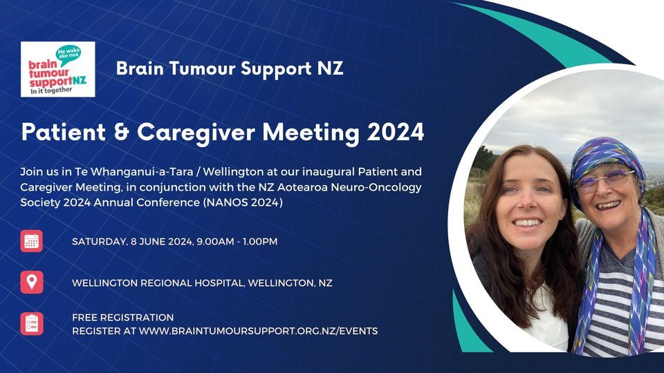 Brain Tumour Support NZ Patient and Caregiver Meeting 2024