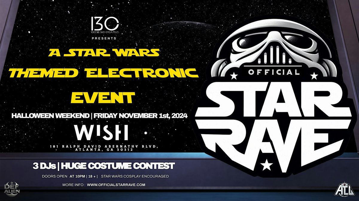 360 Creative Presents: Star Rave @ Wish Lounge | Friday, Nov 1st!