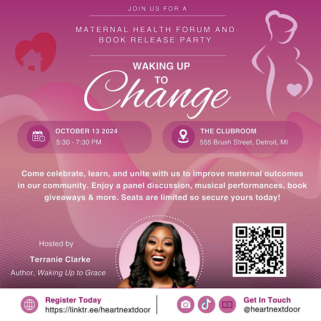 Waking Up to Change: A Maternal Health Forum & Book Release Party