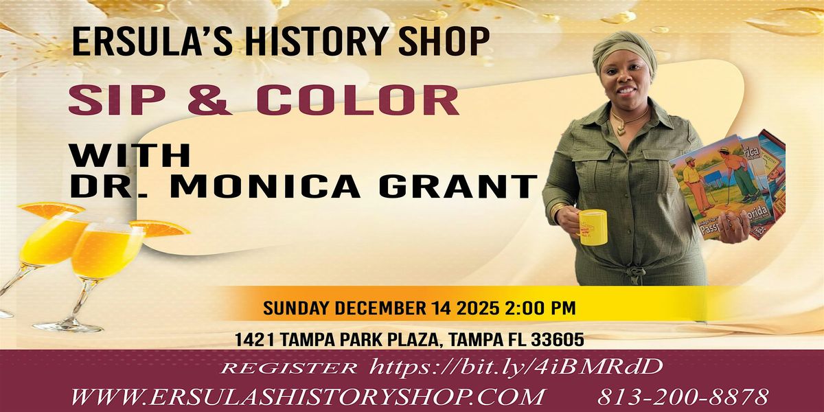 Sip & Color at Ersula's History Shop