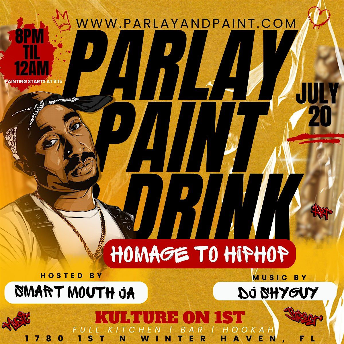 Parlay Paint & Drink Homage To HipHop