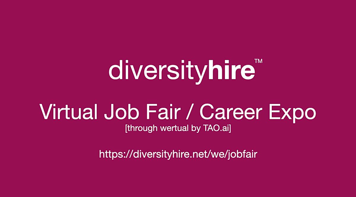 #DiversityHire Virtual Job Fair \/ Career Expo #Diversity Event  #New York