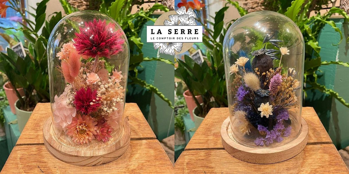 Atelier floral : Cr\u00e9ation de cloches de fleurs s\u00e9ch\u00e9es