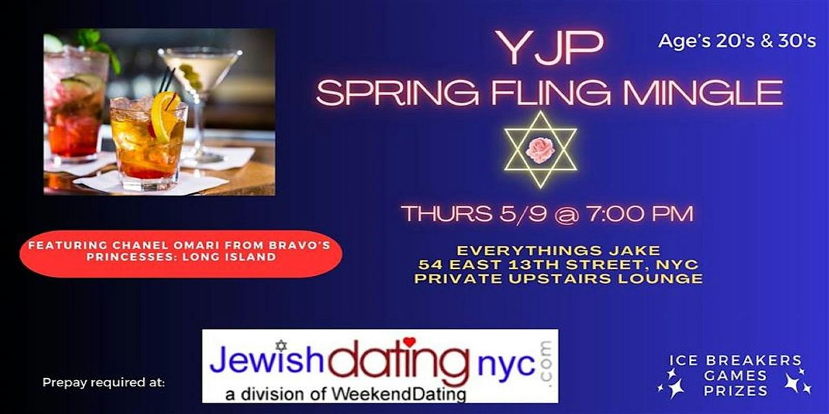 YJP Jewish NYC Mingle- ages 20s & 30s