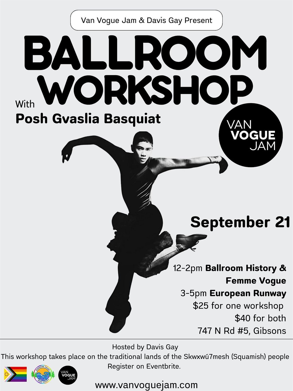 Ballroom Workshop with Posh Gvaslia Basquiat