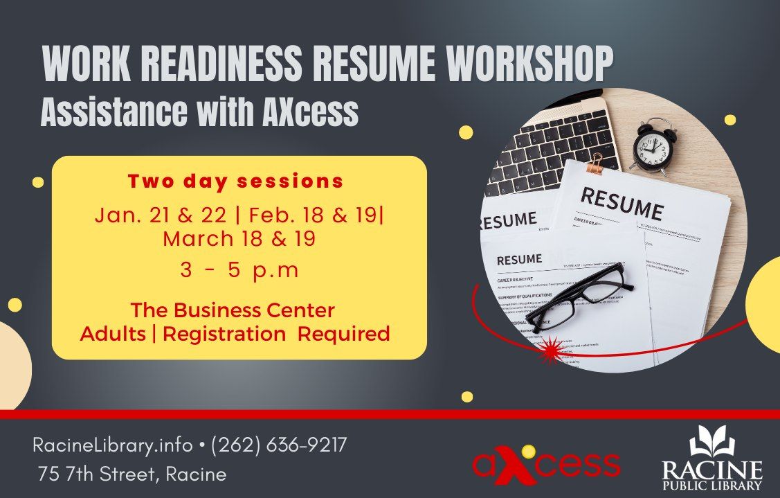 Work Readiness Resume Workshop with Axcess