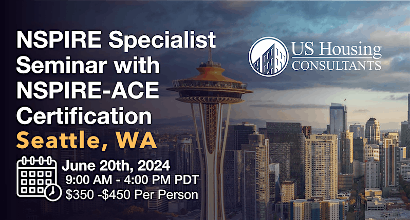 NSPIRE Specialist Seminar w\/ACE Certification - Seattle, WA- 6\/20\/2024