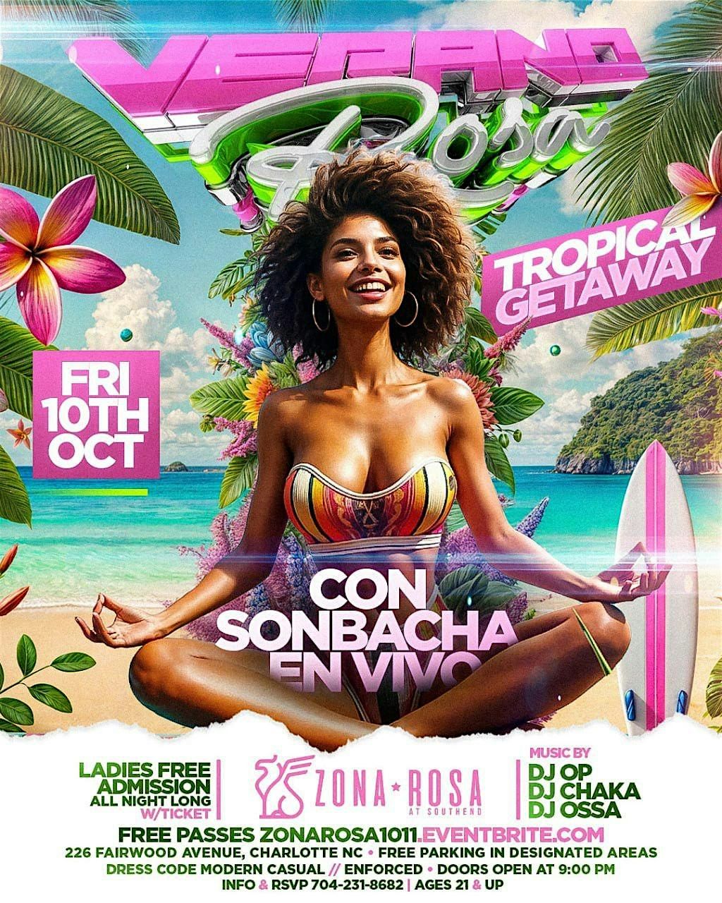 ZONA ROSA - CON SONBACHA EN VIVO  |  LATIN FRIDAYS