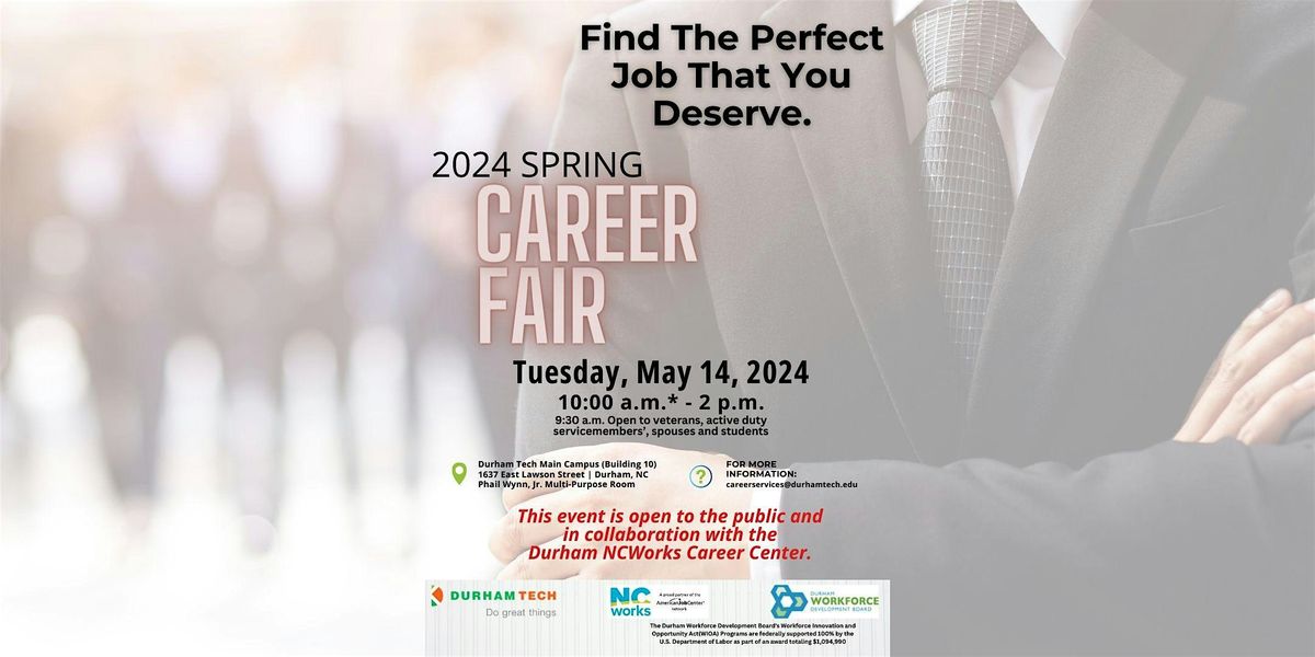 Durham's Spring 2024 Career Fair