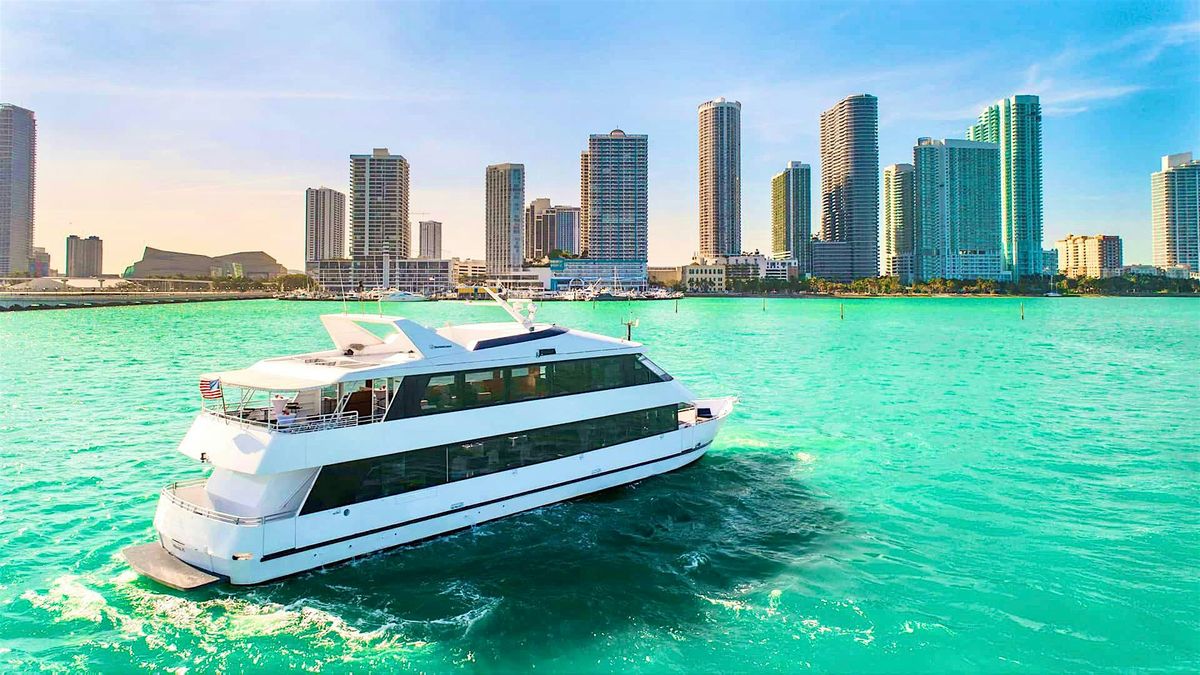# 1 South Beach Party Boat   +   Unlimited Free Drinks