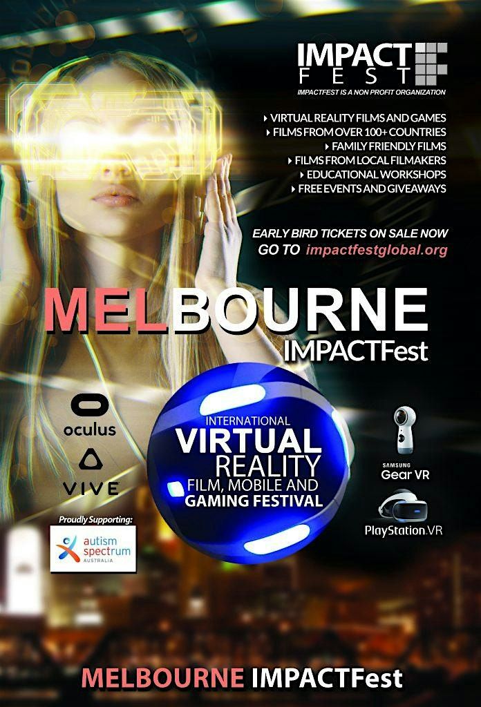 Melbourne IMPACTFest - Event VR \/ AR \/ A.I