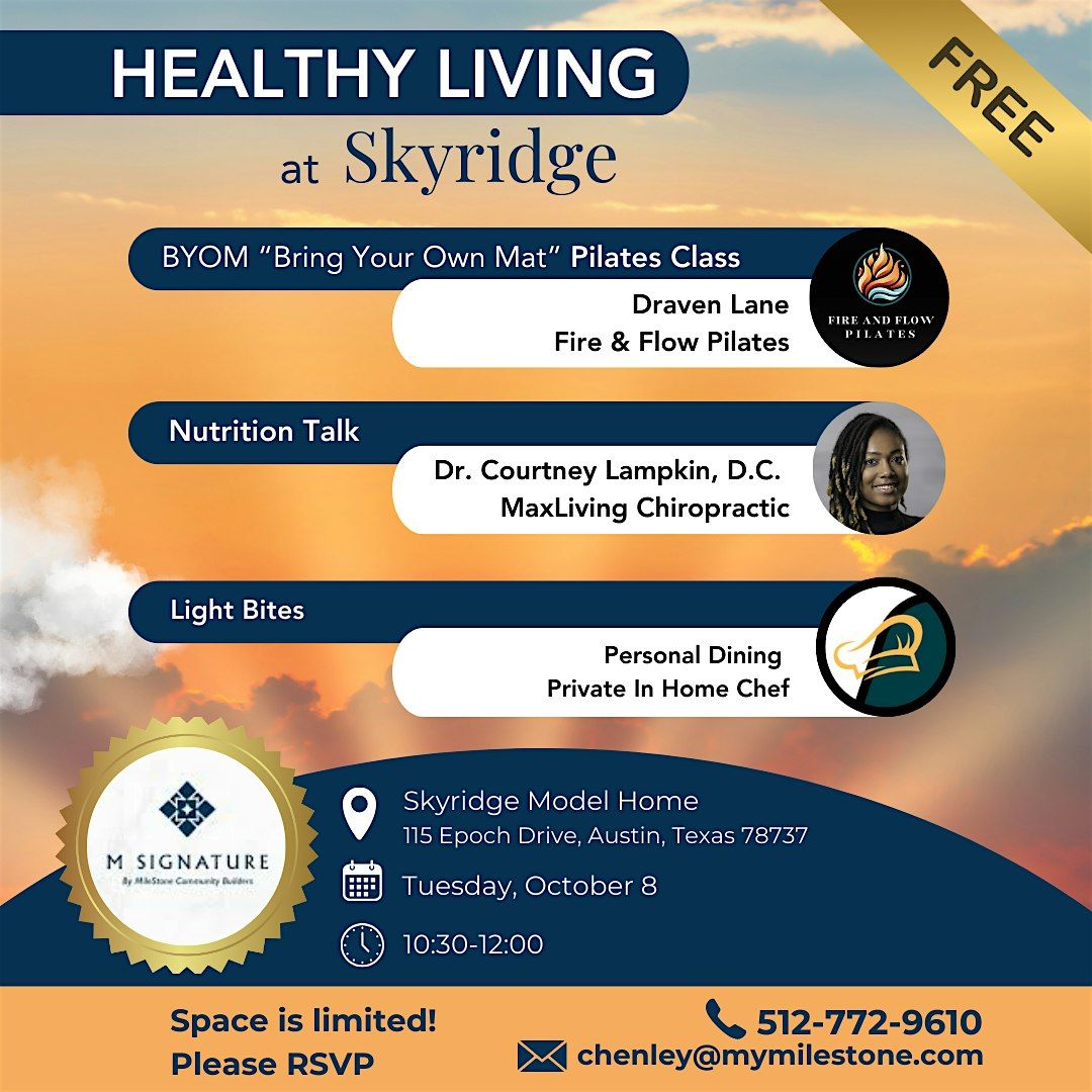 Healthy Living at Skyridge (FREE!)