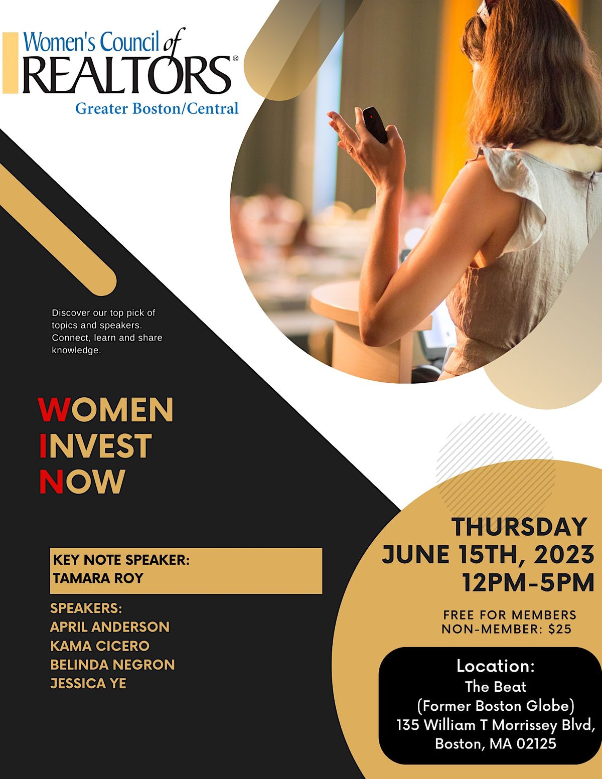 WOMEN INVEST NOW (WIN) - EMPOWER, EDUCATE, CONNECT