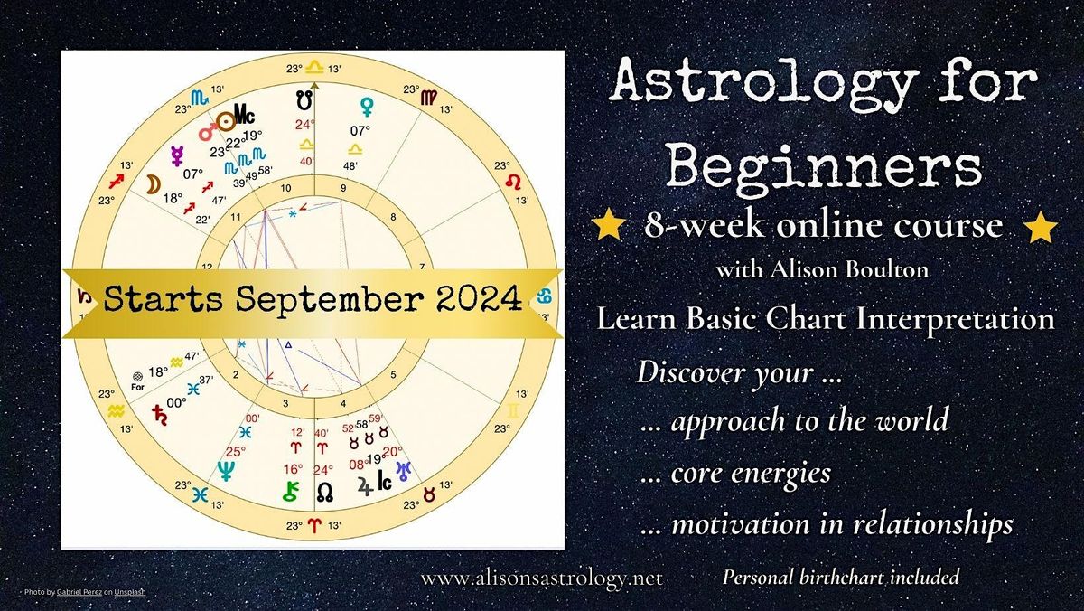 Astrology for Beginners   8-week online course