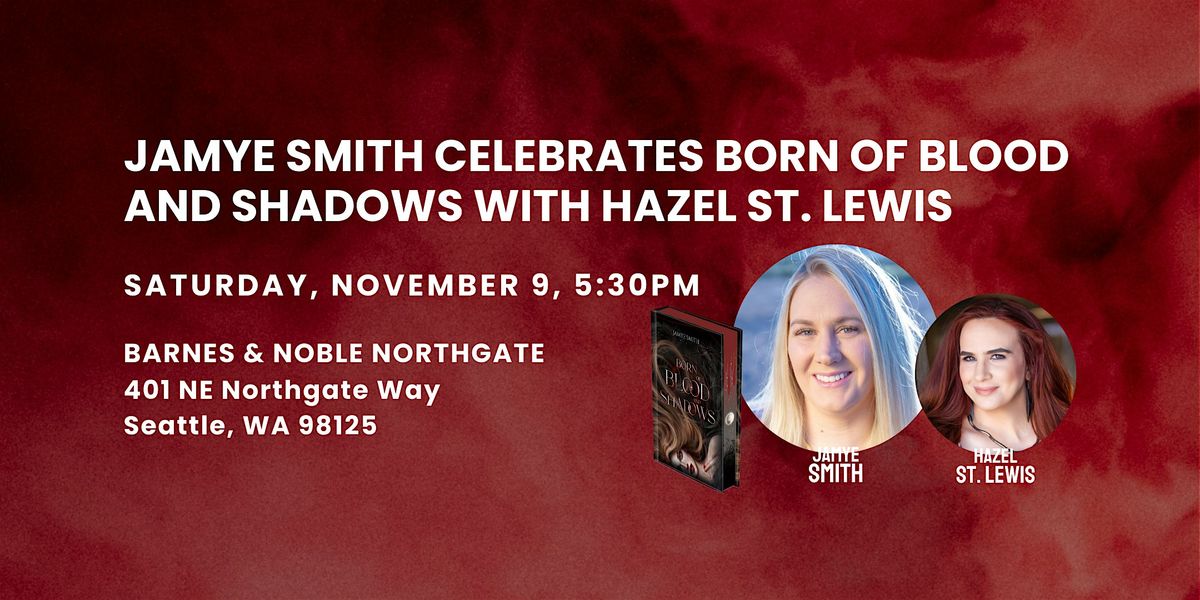 Jamye Smith celebrates BORN OF BLOOD AND SHADOWS at B&N Northgate