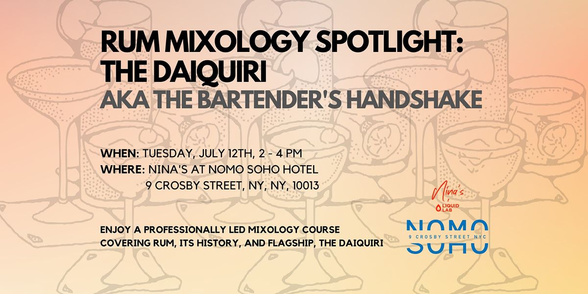 Rum Mixology Spotlight: The Daiquiri, AKA the Bartender's Handshake