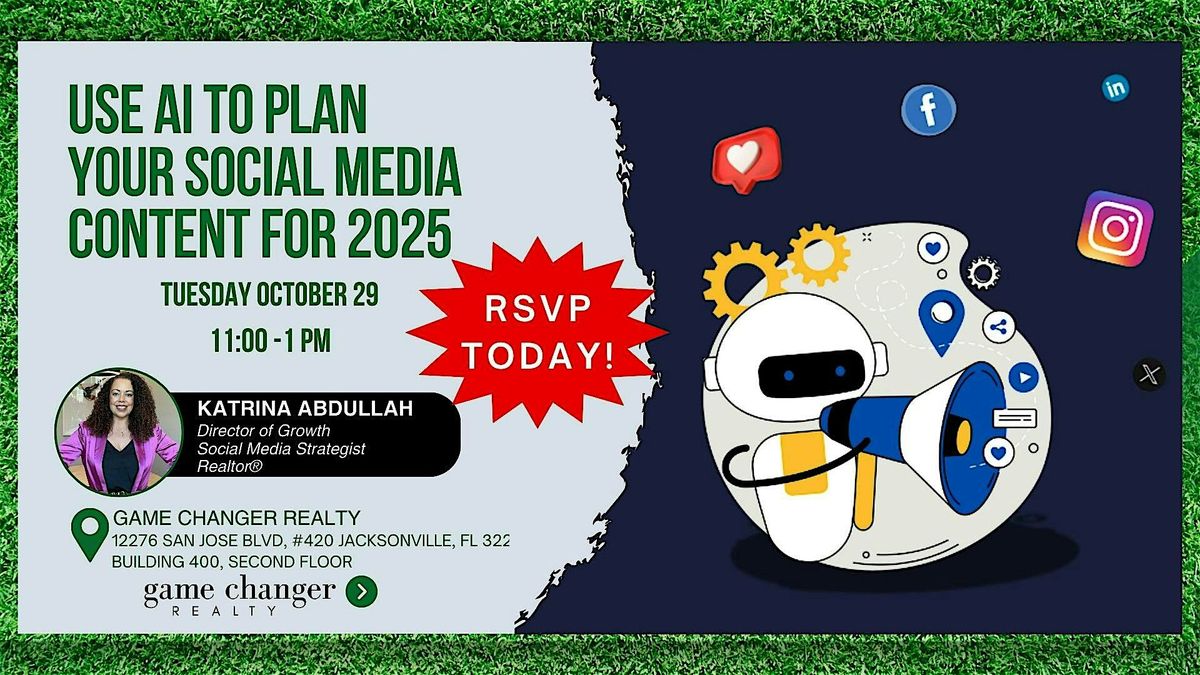 Use AI to Plan  Your Social Media Content for 2025