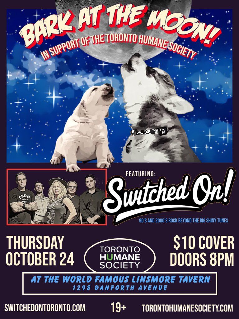 Switched On Live at the Linsmore Tavern playing for the Toronto Humane Society!