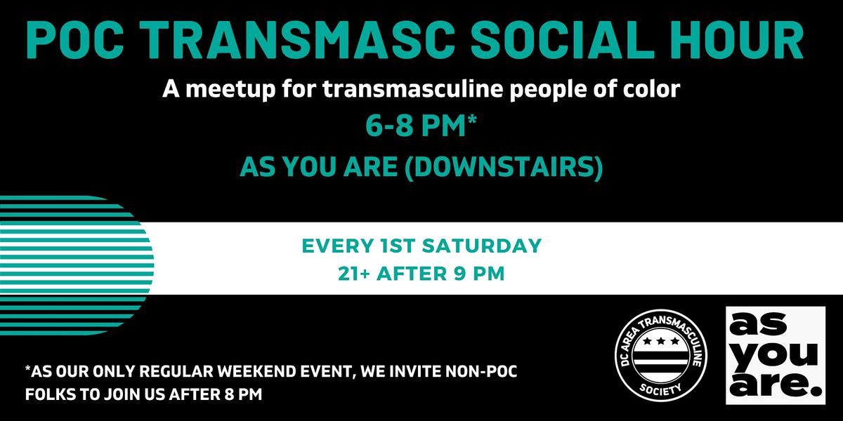 POC Transmasculine Social Hour (DC)