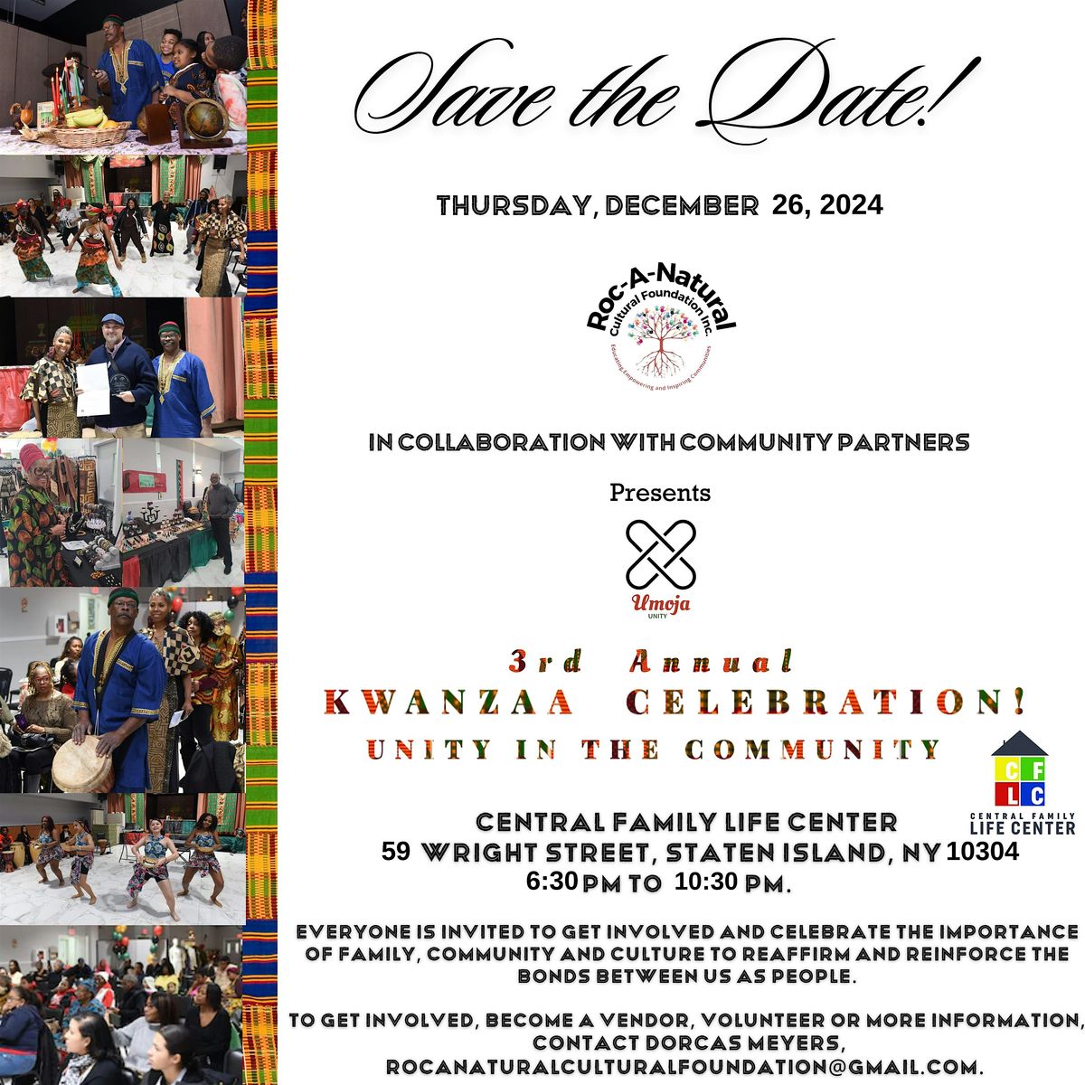 3rd Annual Kwanzaa Celebration! Unity In The Community