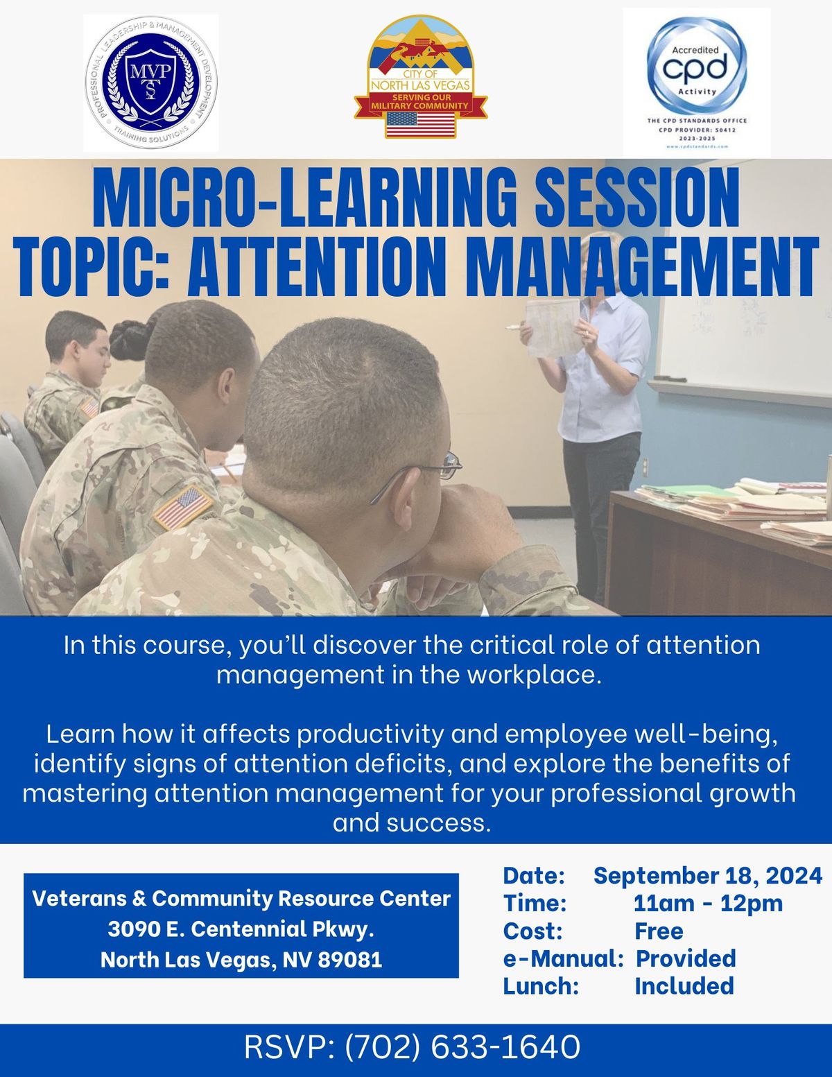 Micro Learning Session: Attention Management Lunch & Learn 