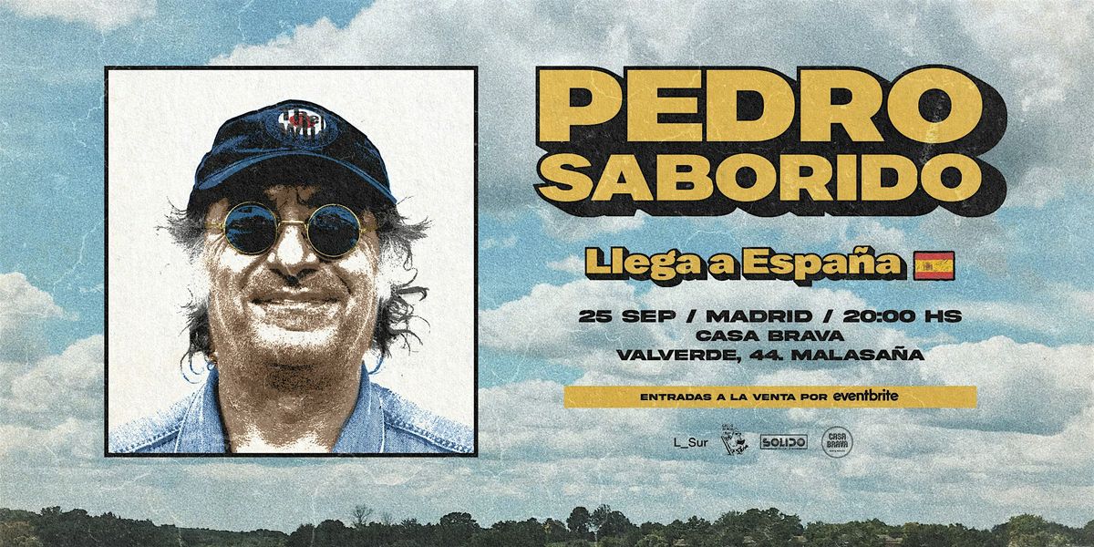 Pedro Saborido llega a Madrid!
