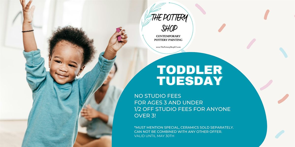 Toddler Tuesdays at The Pottery Shop