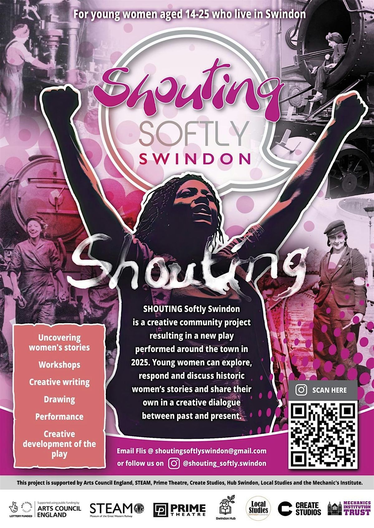 SHOUTING Softly Swindon Creative Workshop 2