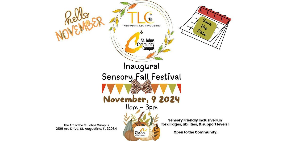 FREE St. Augustine's Inaugural Sensory Fall Festival