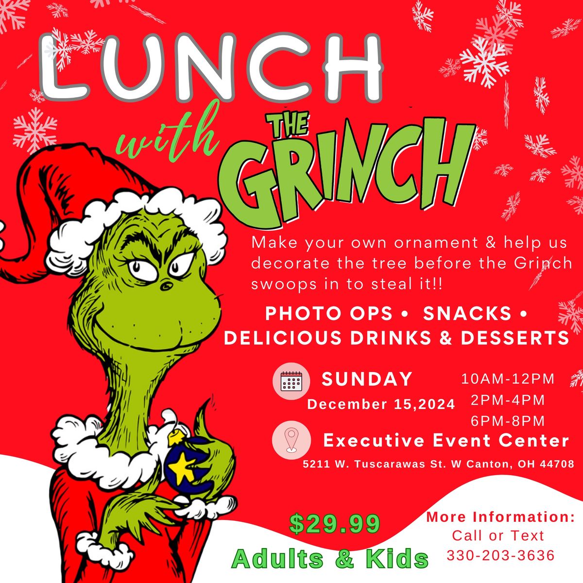 Lunch with The Grinch 