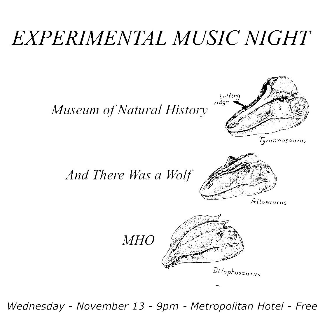 Experimental Music Night: November