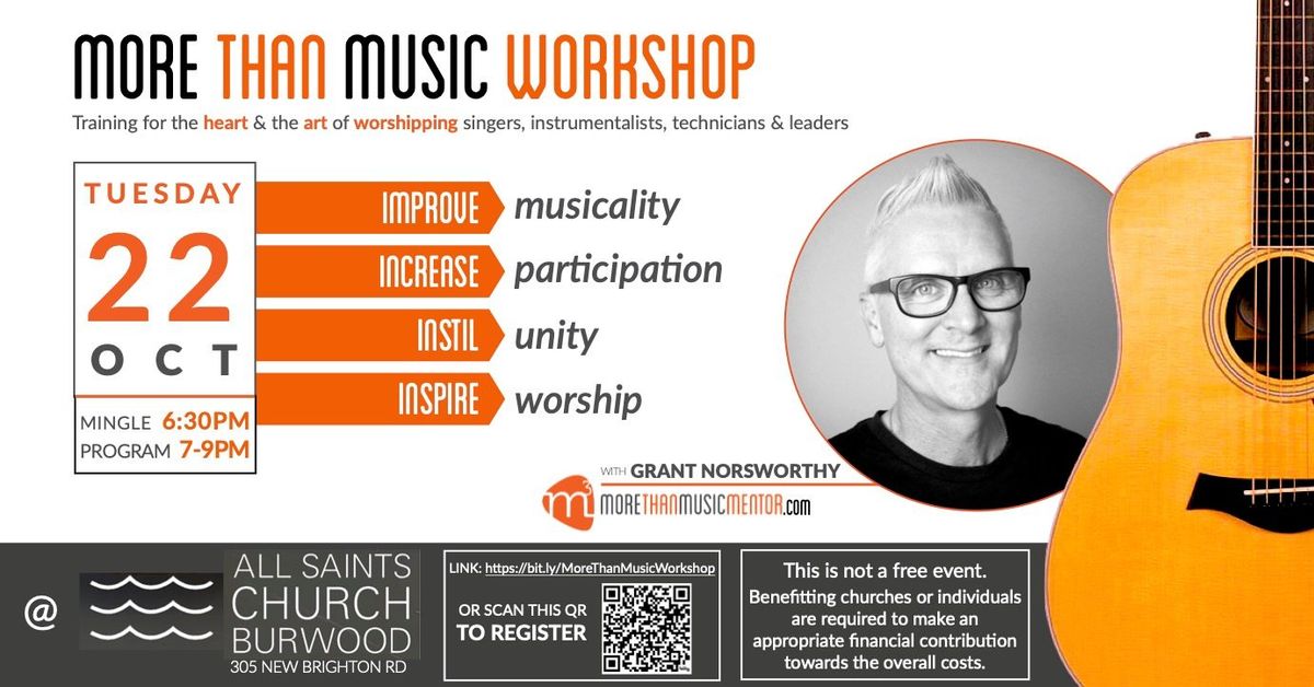 MORE THAN MUSIC WORKSHOP