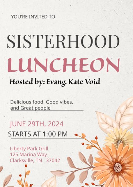 Sisterhood Luncheon 