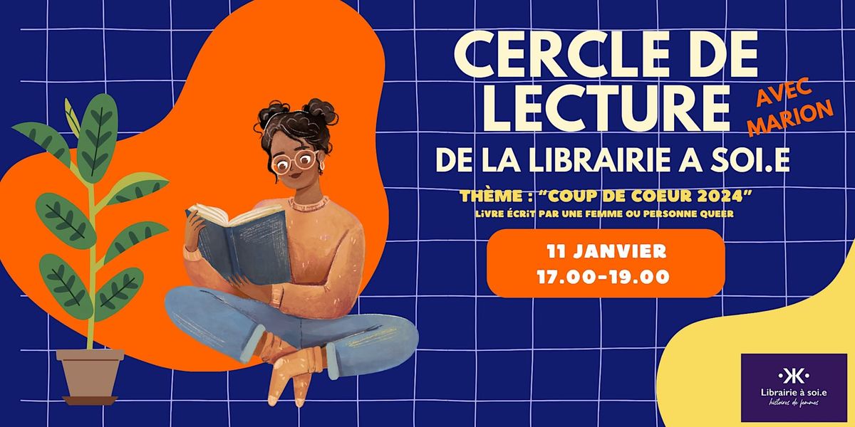 Cercle de Lecture de la Librairie \u00e0 soi.e avec Marion