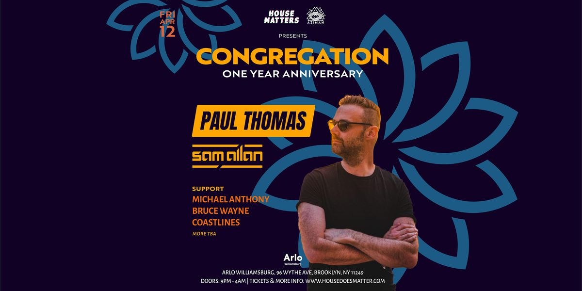 Congregation Williamsburg ft. Paul Thomas, Sam Allan, Coastlines
