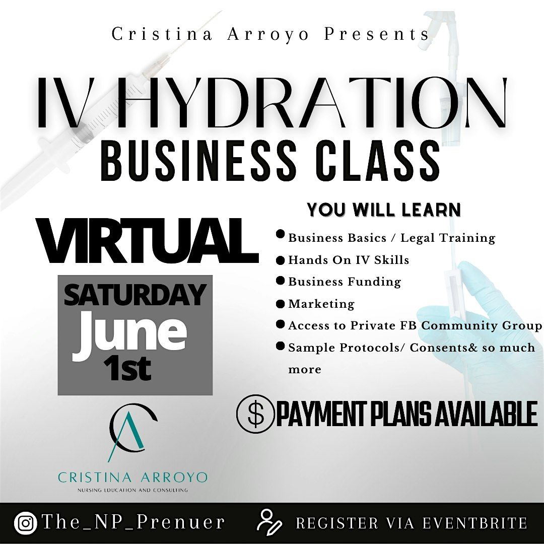 Virtual IV Hydration Side Hustle Starter Class