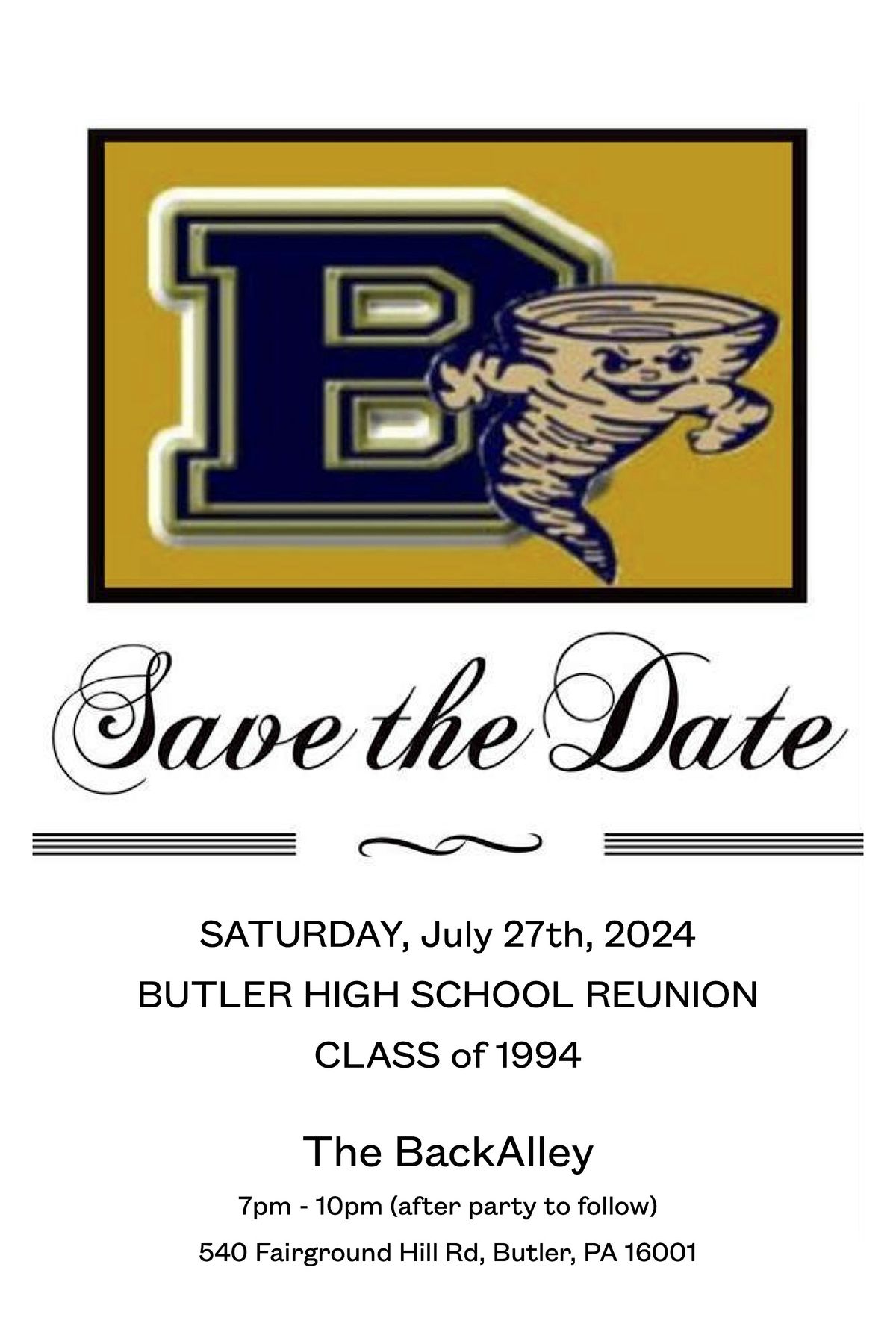 Butler High Class of 1994 Reunion
