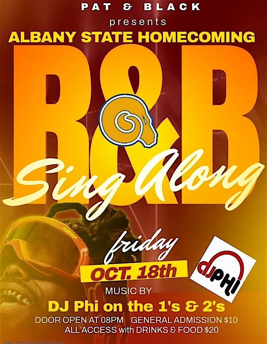 HOMECOMING R&B SING ALONG PARTY