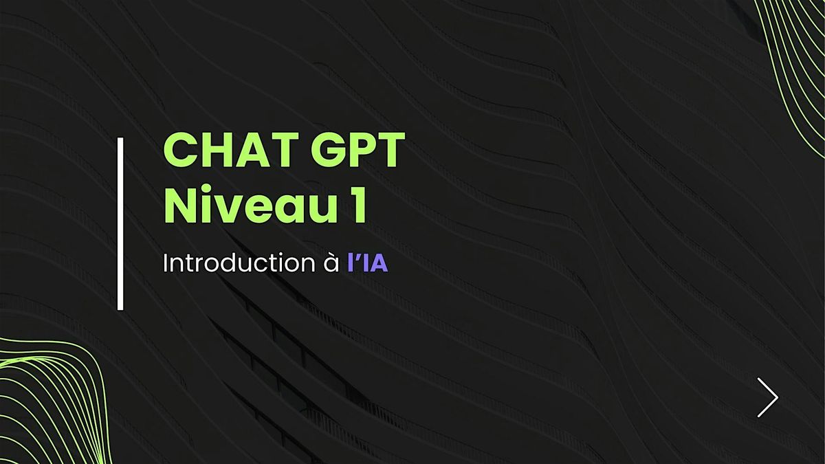 Chat GPT niveau 1