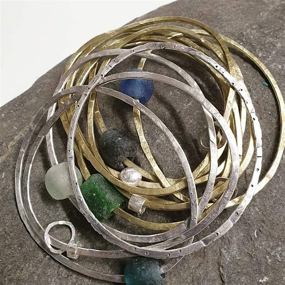 Make your own recycled silver or brass bangle