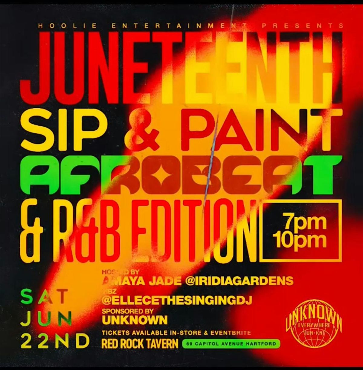 \ufe0f Juneteenth Weekend Sip & Paint Party!
